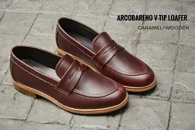 509-1 V-Tip Blutcher Loafer Caramel x Wooden