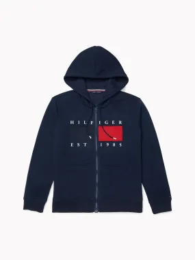 Adaptive Womens Flag Hoodie | Adaptive Sweatshirts & Hoodies | Tommy Hilfiger