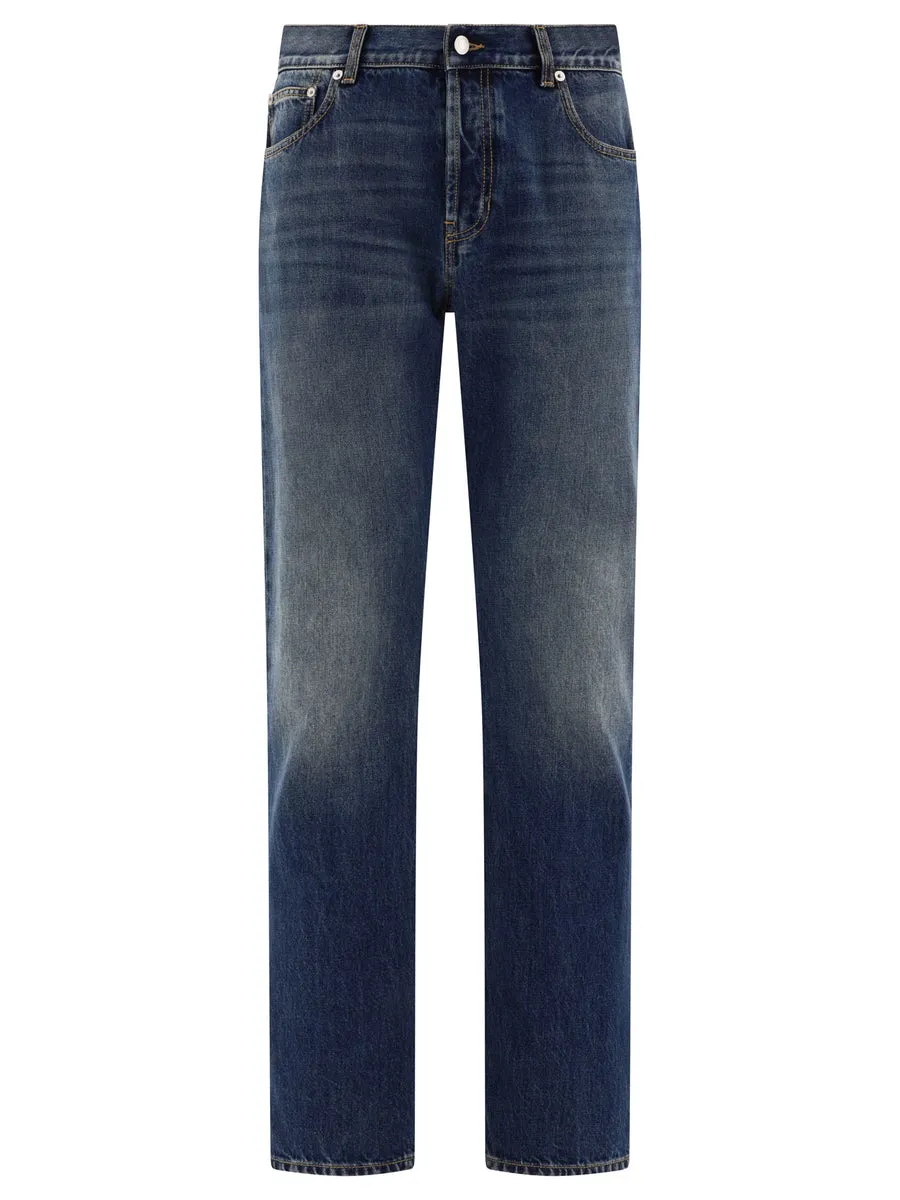 Alexander McQueen    Alexander Mc Queen Jeans With Logo Detail