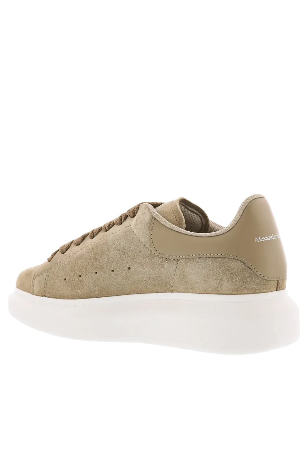 Alexander McQueen Oversized Sneaker Suede Beige