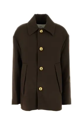 Ami Brown Wool Jacket