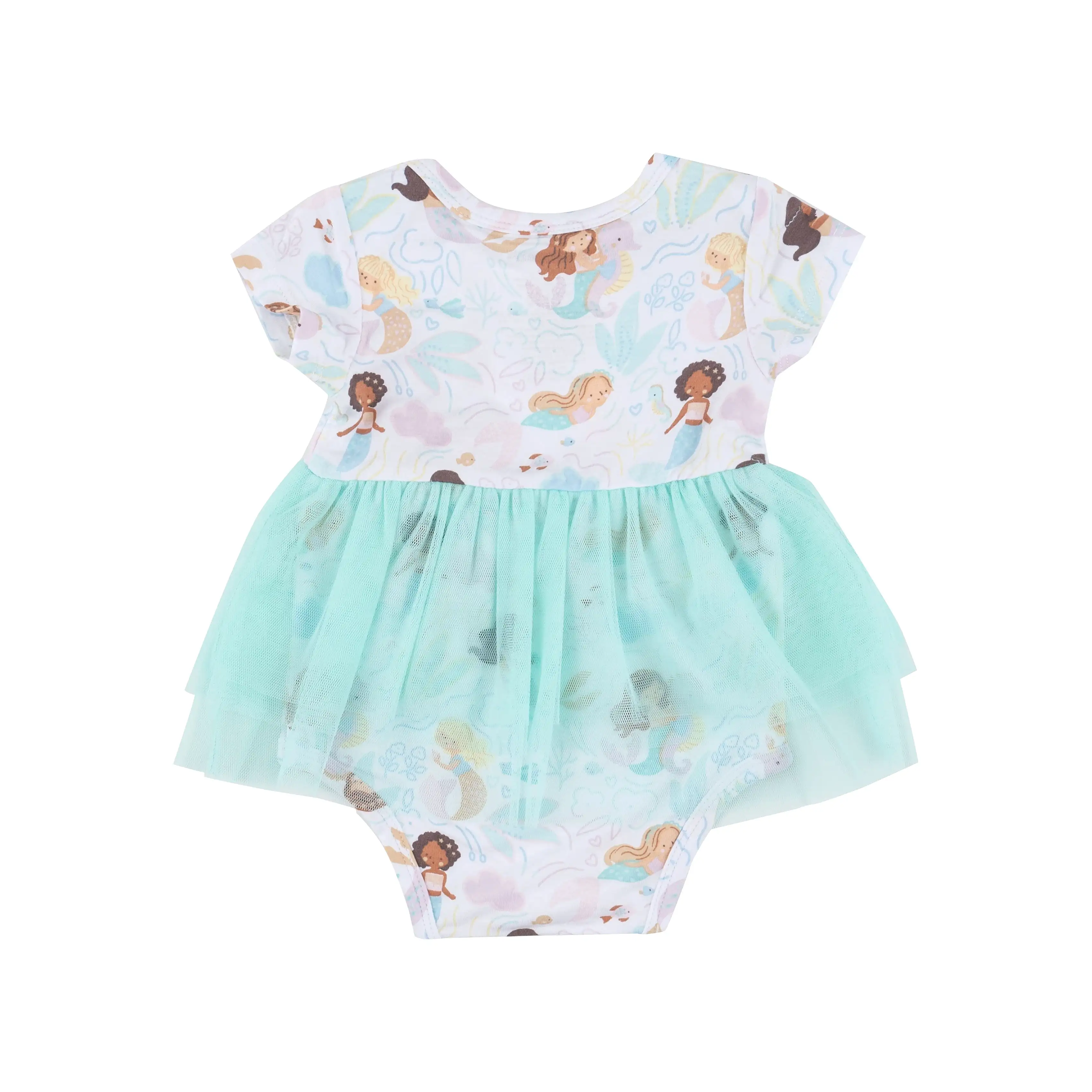 Angel Dear -  Magical Mermaids S/S Tutu Bodysuit Tutu Dress