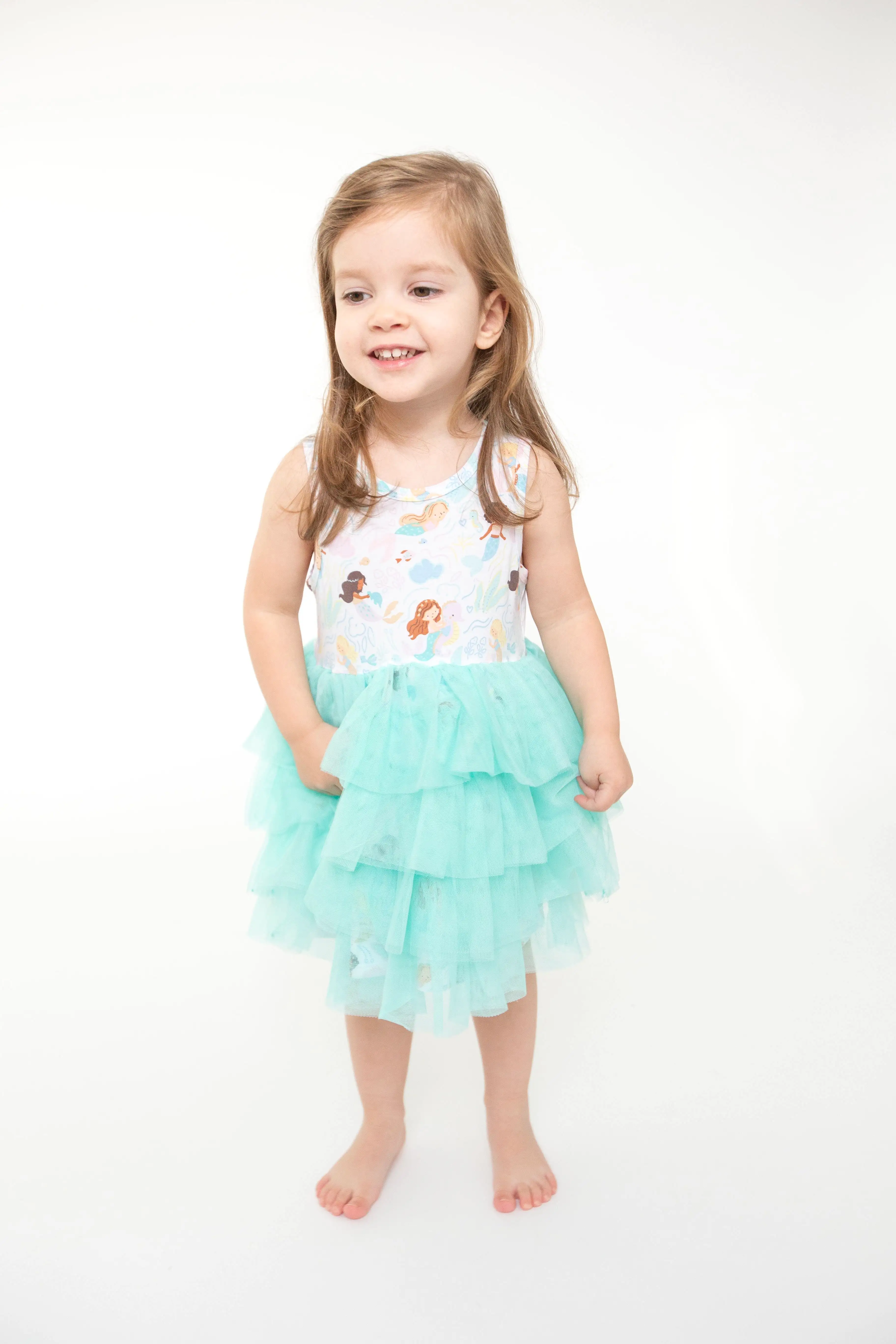 Angel Dear - Magical Mermaids Twirly Tutu Dress