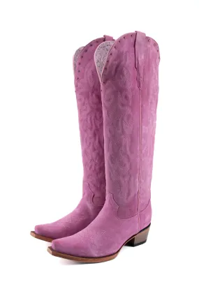 Angie Gamuza Tall Snip Toe Cowgirl Boot FINAL SALE