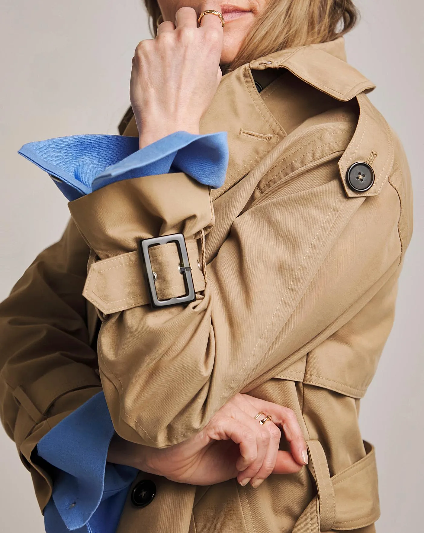 Anthology Camel Elevated Trench Coat