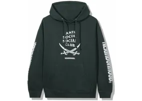 Anti Social Social Club x Neighborhood 6IX Green Hoodie Hoodie Green