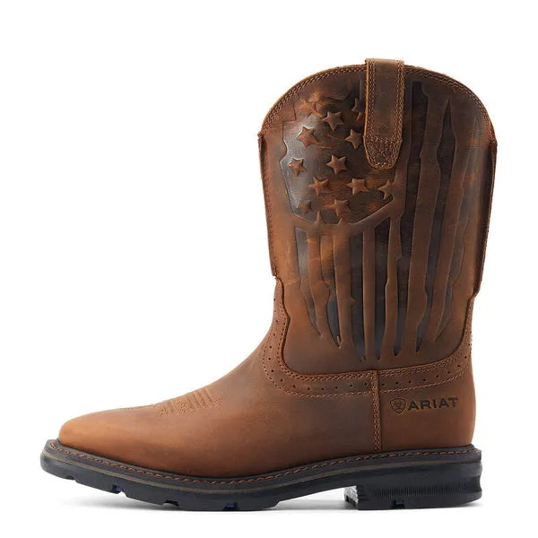 Ariat 4505 Sierra Shock Shield Patriot Work Boot 10044505