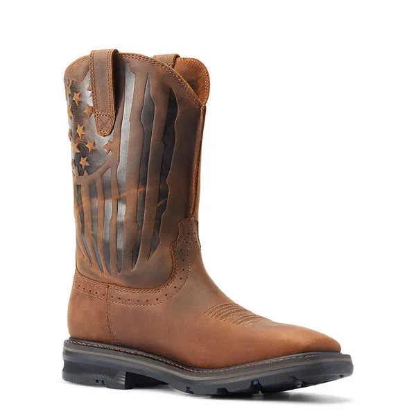 Ariat 4505 Sierra Shock Shield Patriot Work Boot 10044505