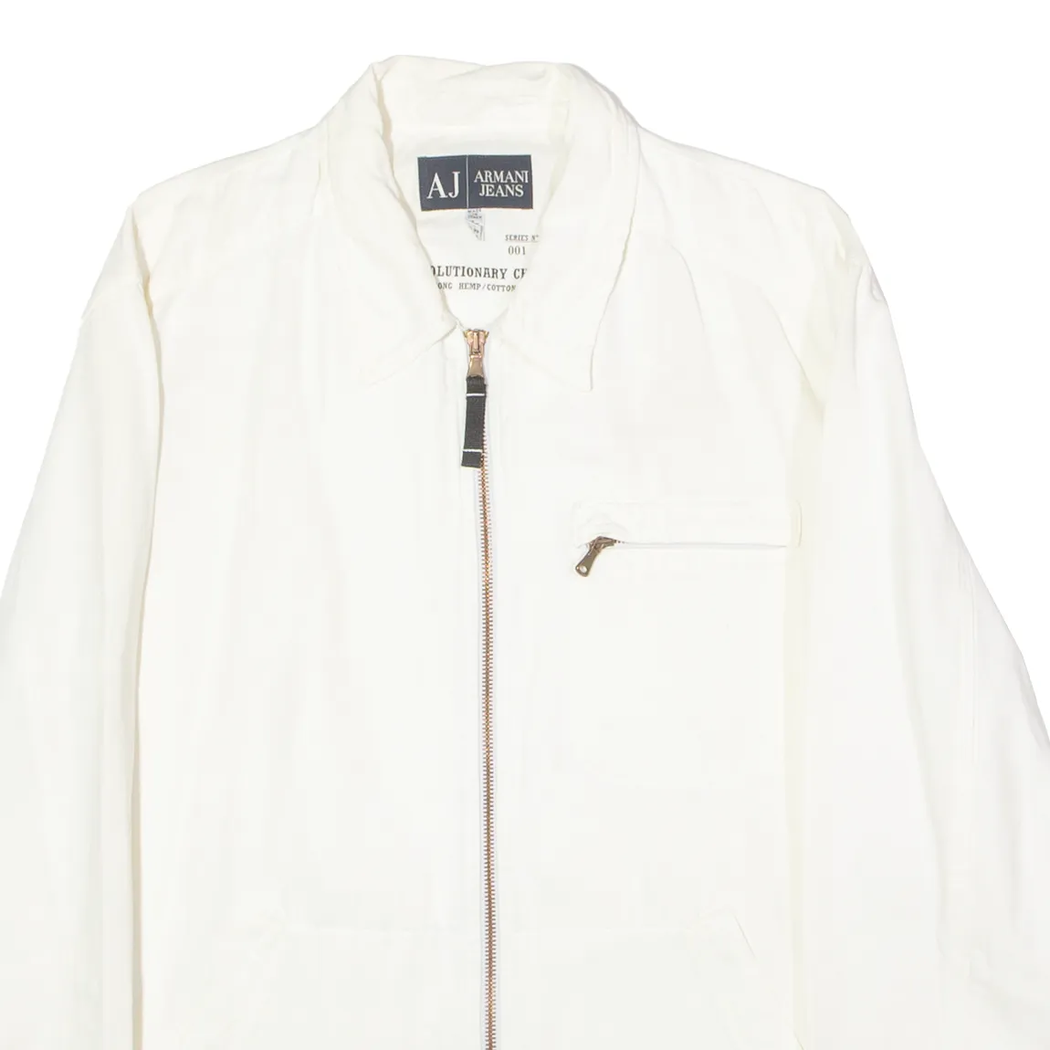 ARMANI JEANS Mens Jacket White L