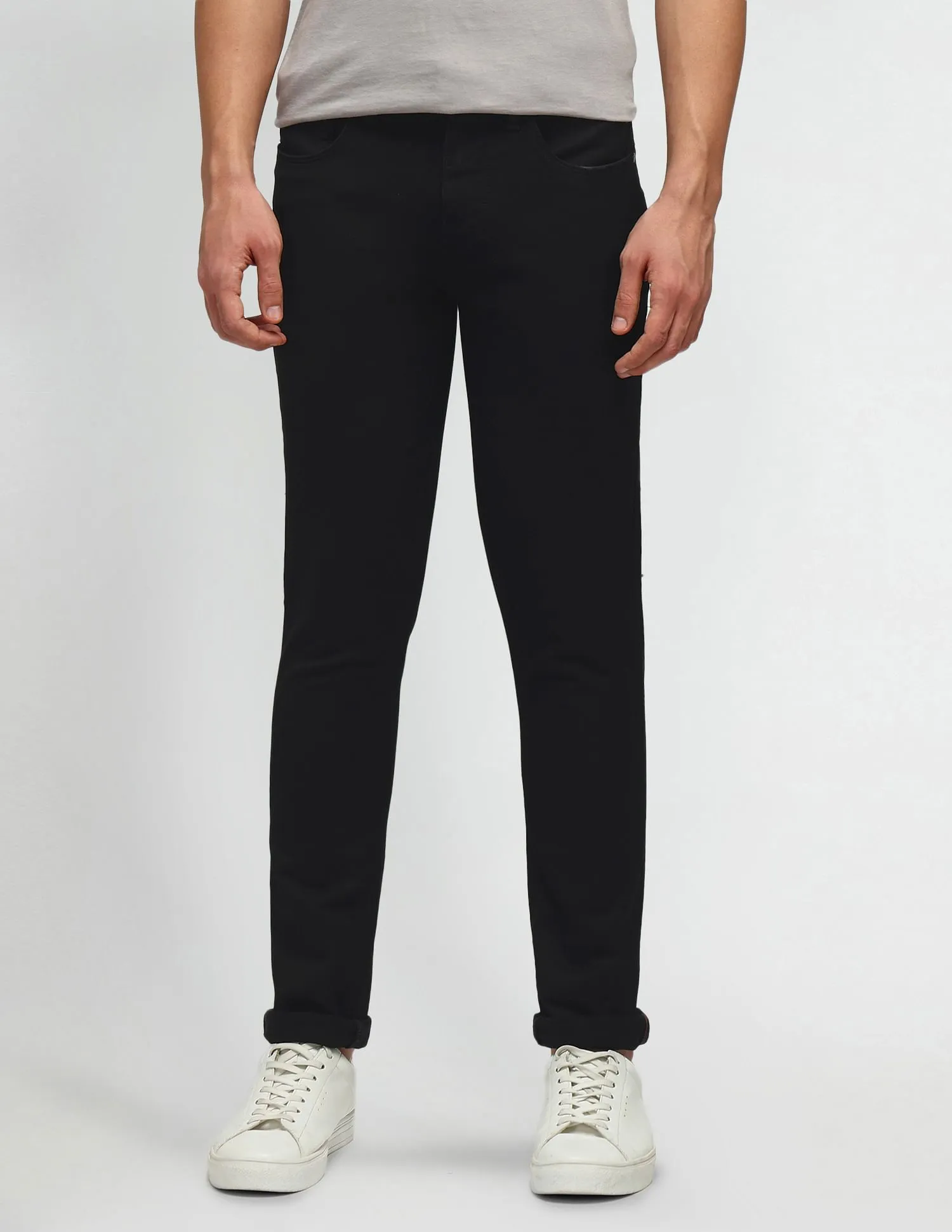 Arrow Sport Mid Rise Jameson Slim Fit Jeans