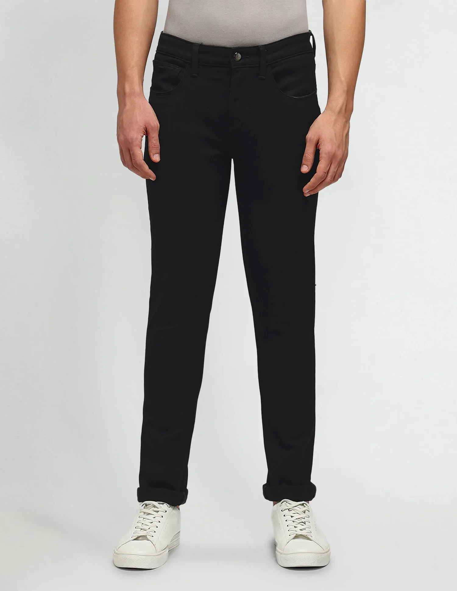 Arrow Sport Mid Rise Jameson Slim Fit Jeans