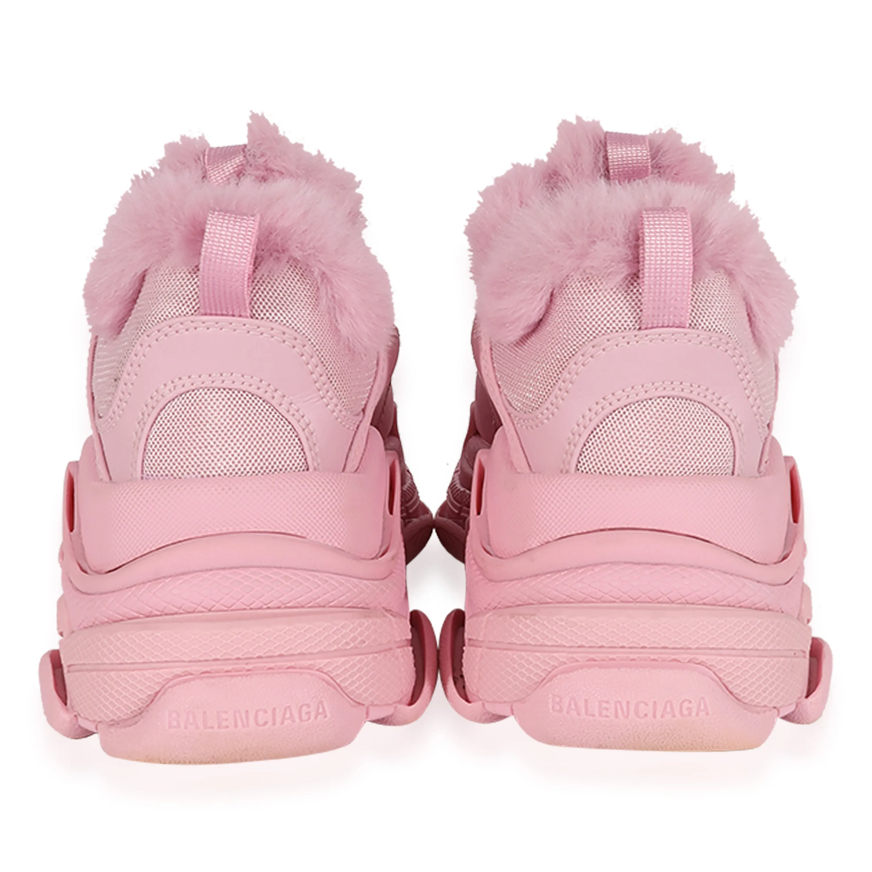 Balenciaga Wmns Triple S Sneaker Fake Fur - Pink