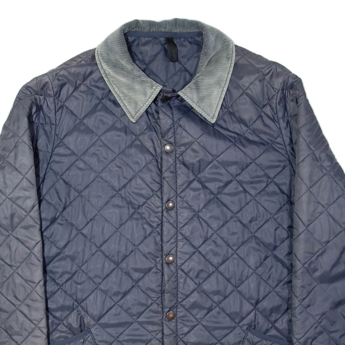 BARBOUR Mens Quilted Jacket Blue 2XL