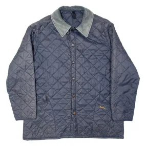 BARBOUR Mens Quilted Jacket Blue 2XL