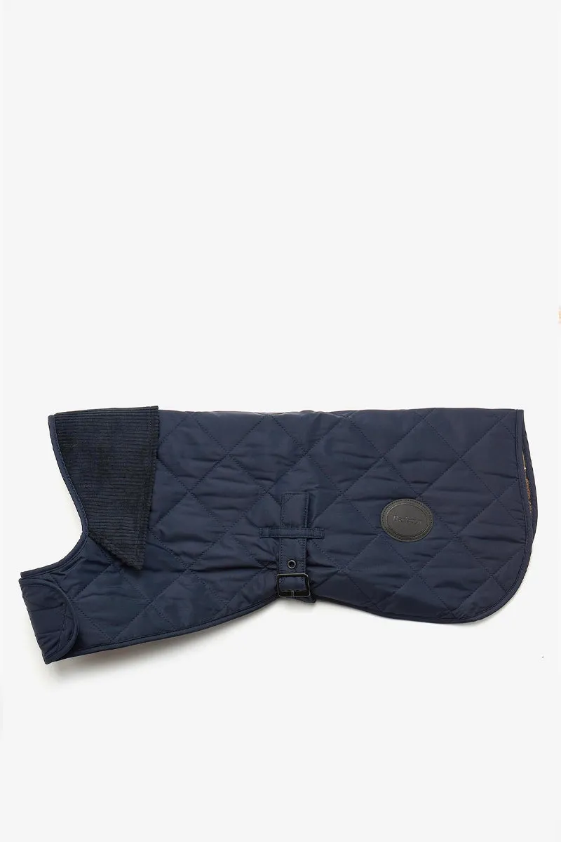 Barbour Quilted Dog Coat Navy