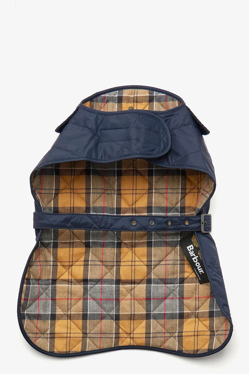 Barbour Quilted Dog Coat Navy