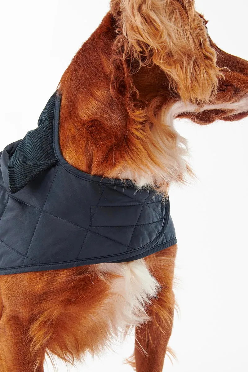 Barbour Quilted Dog Coat Navy