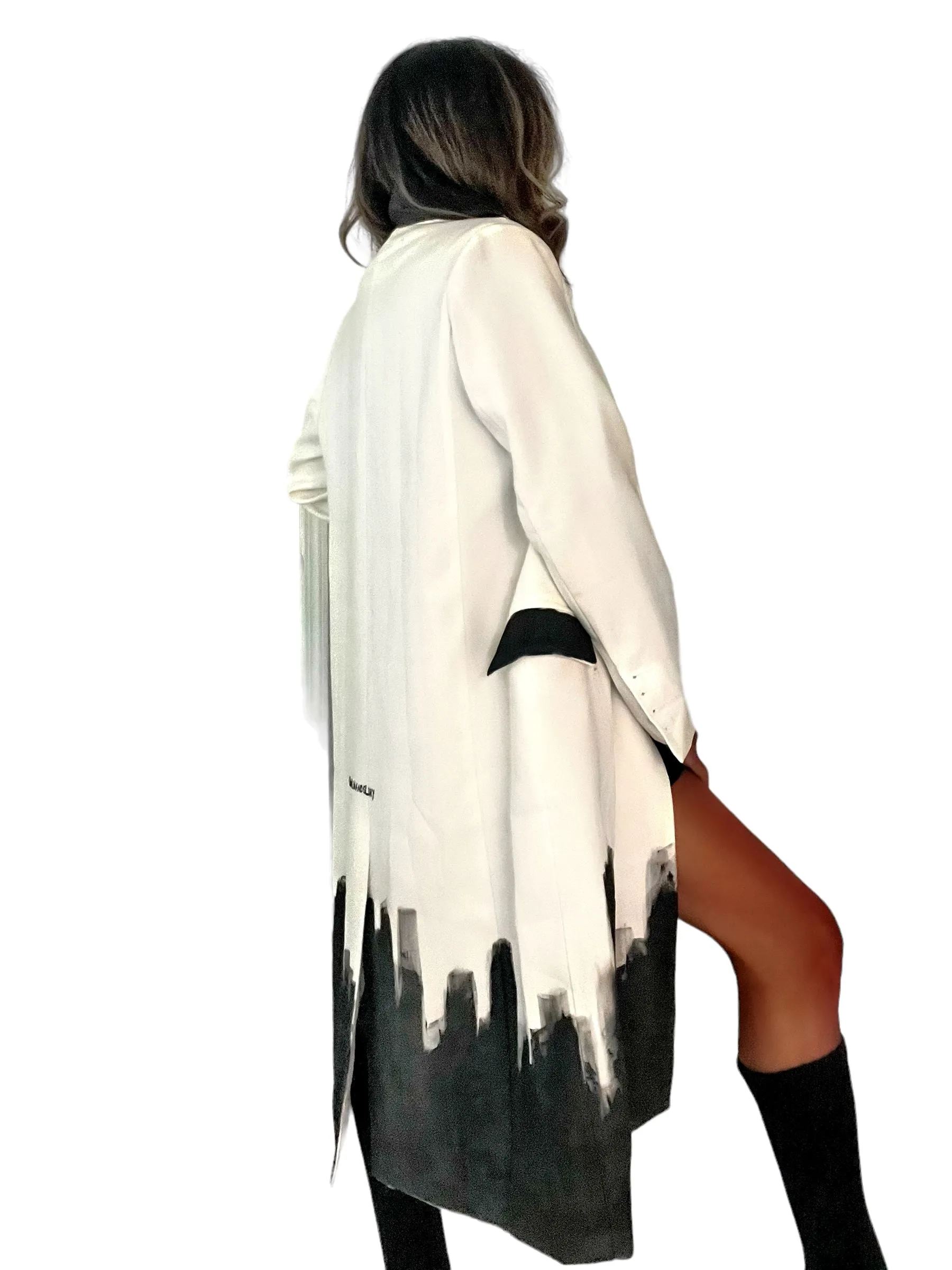 'Beyond Blazer' Painted Coat