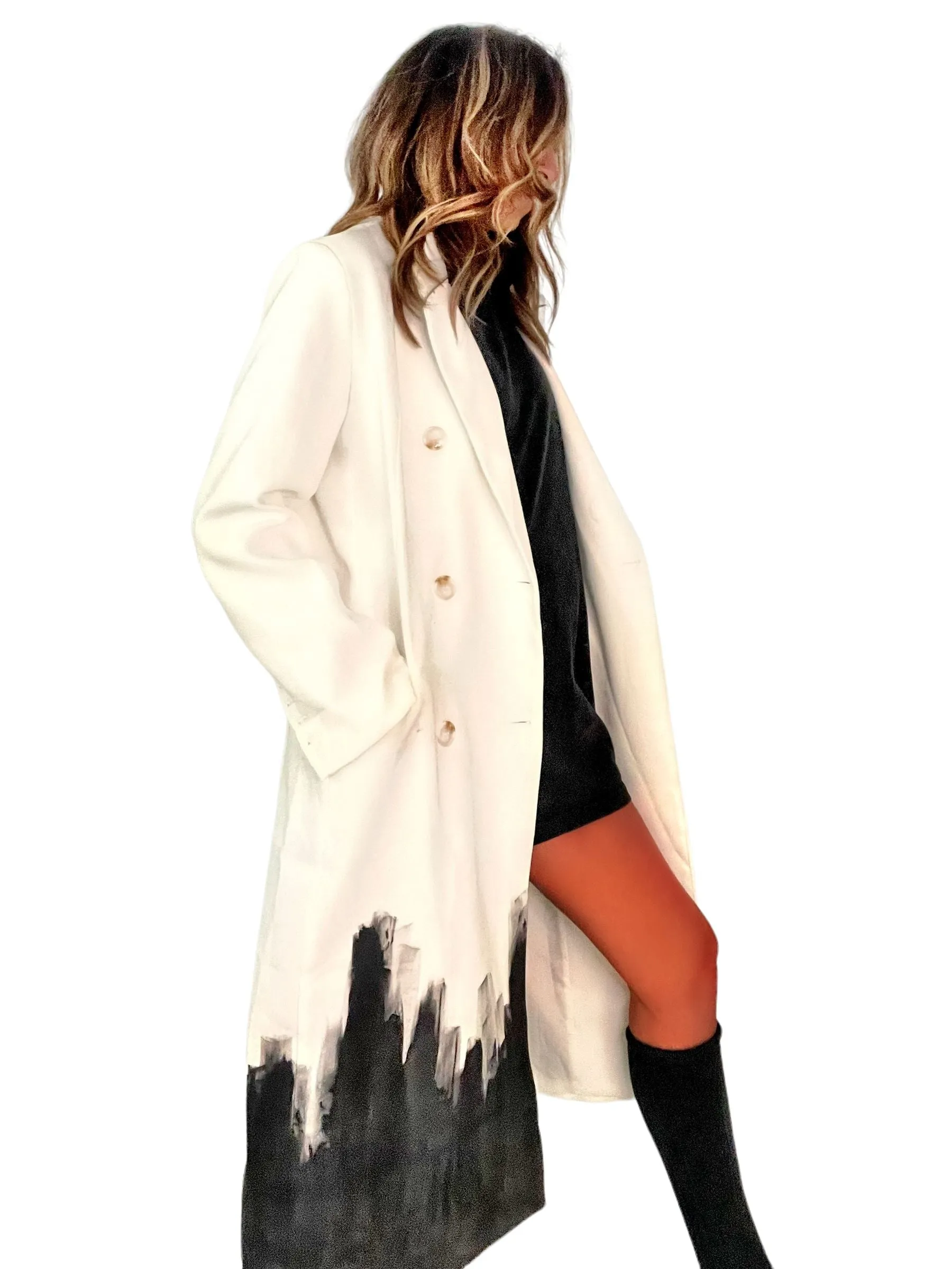 'Beyond Blazer' Painted Coat