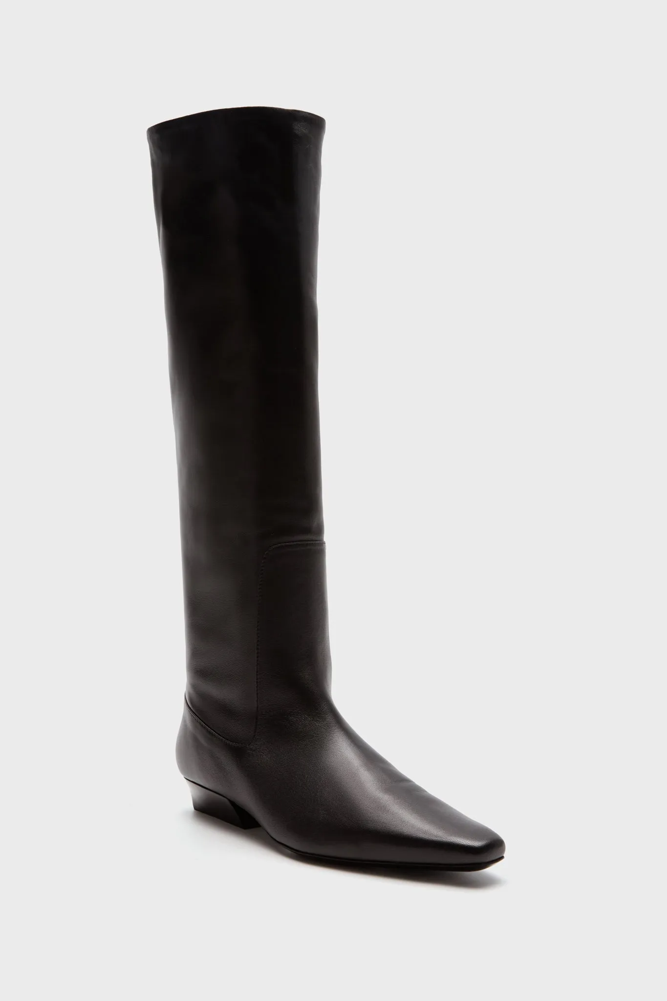 Black Wally Flat Boot