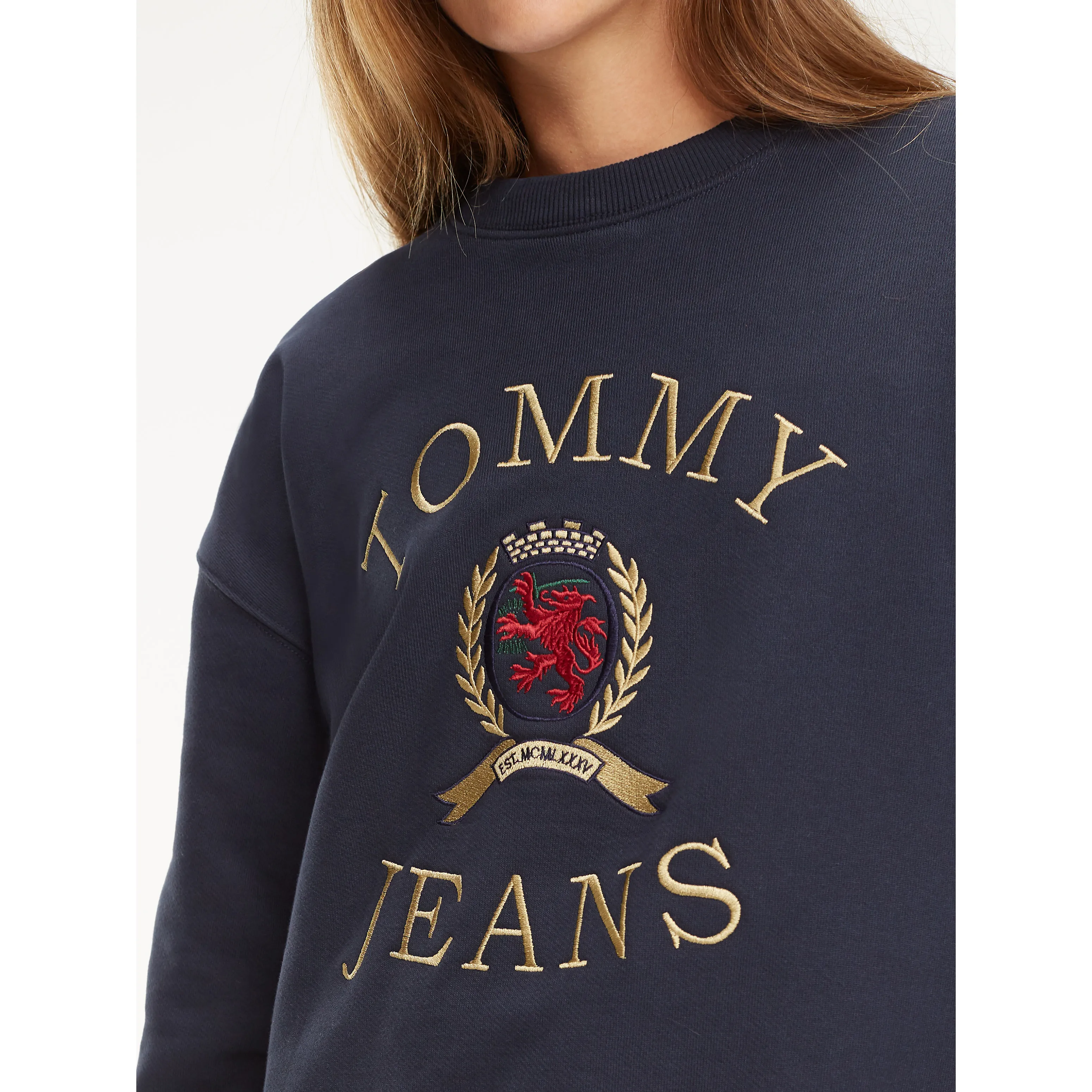 Blue Crest Crew Neck Sweatshirt | Sweatshirts & Hoodies | Tommy Hilfiger