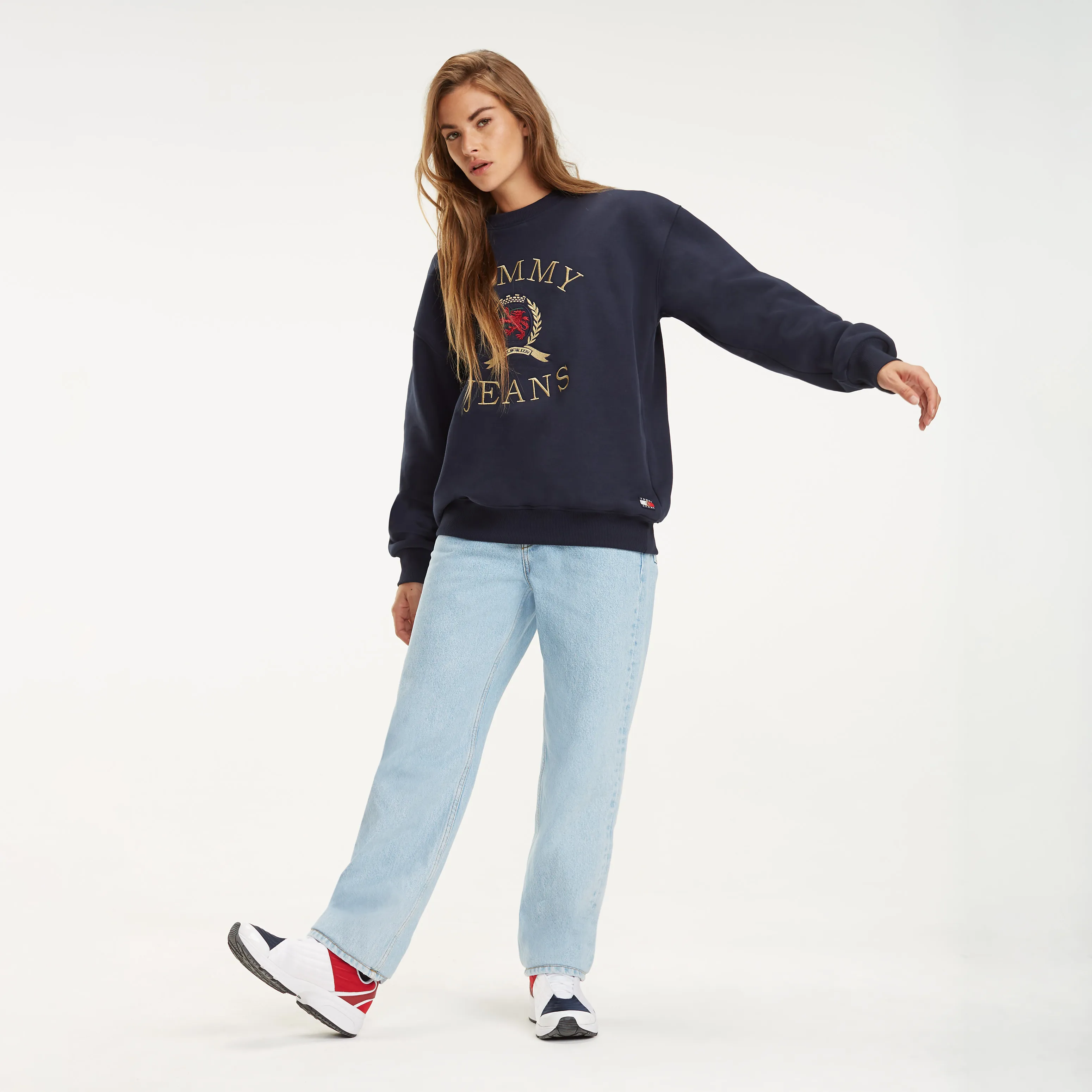 Blue Crest Crew Neck Sweatshirt | Sweatshirts & Hoodies | Tommy Hilfiger