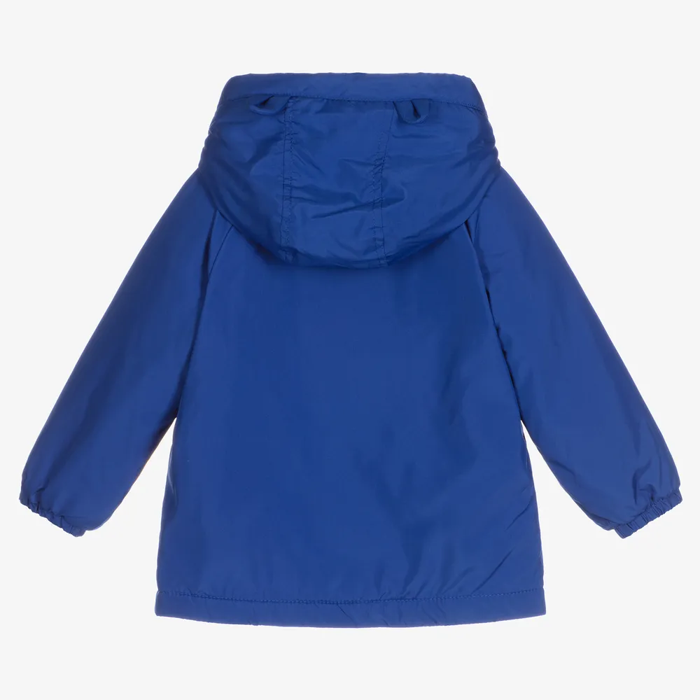 Boys Blue Hooded Coat