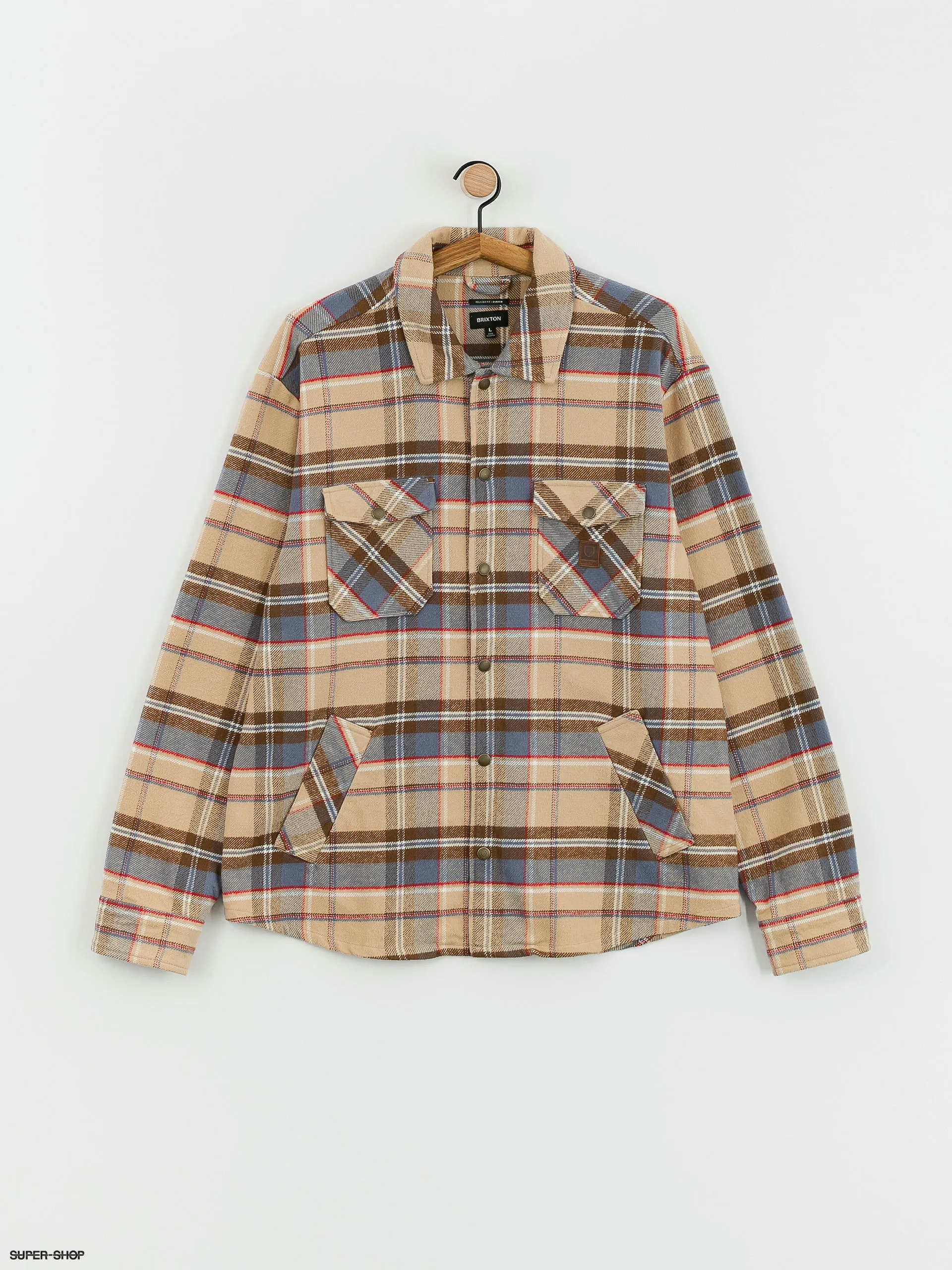 Brixton Durham Jacket (sesame plaid)