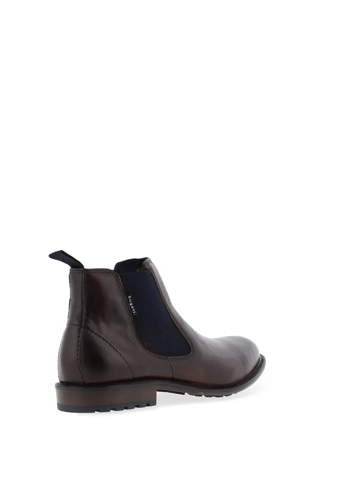 Bugatti Leather Chelsea Boot, Mid Brown