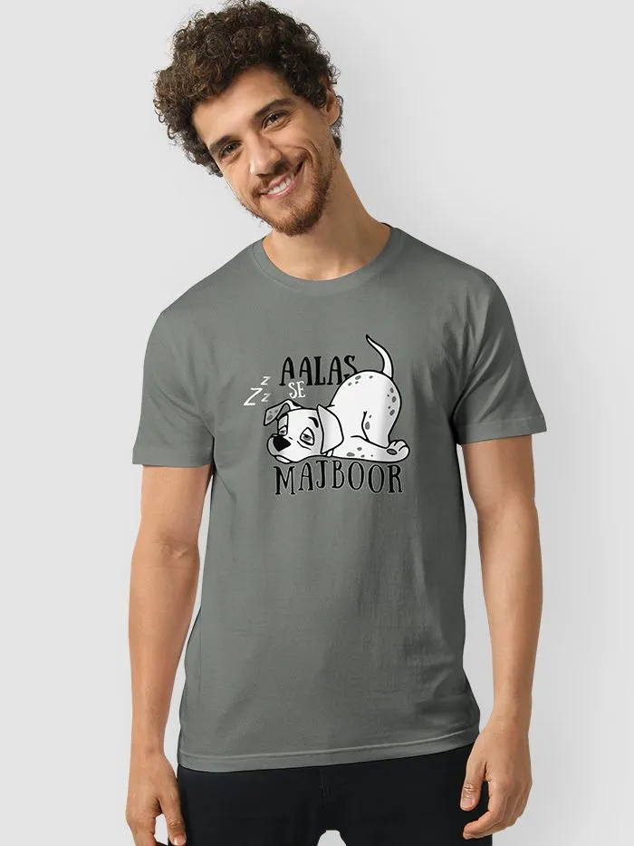 Buy Aalas se Majboor T-shirt for Men Online in India -Beyoung