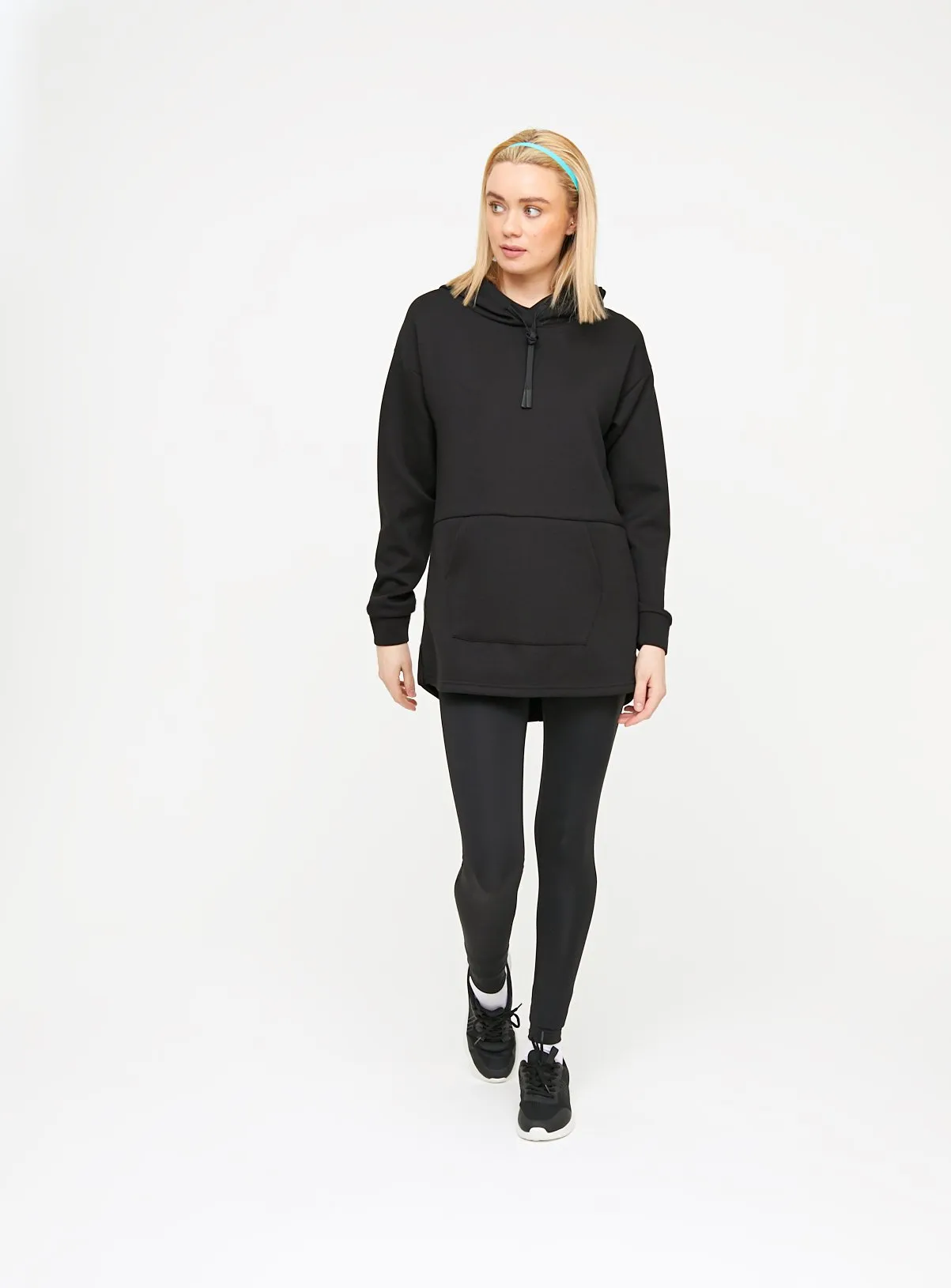 Buy Active Black Oversized Scuba Hoodie M | Hoodies and sweatshirts | Tu