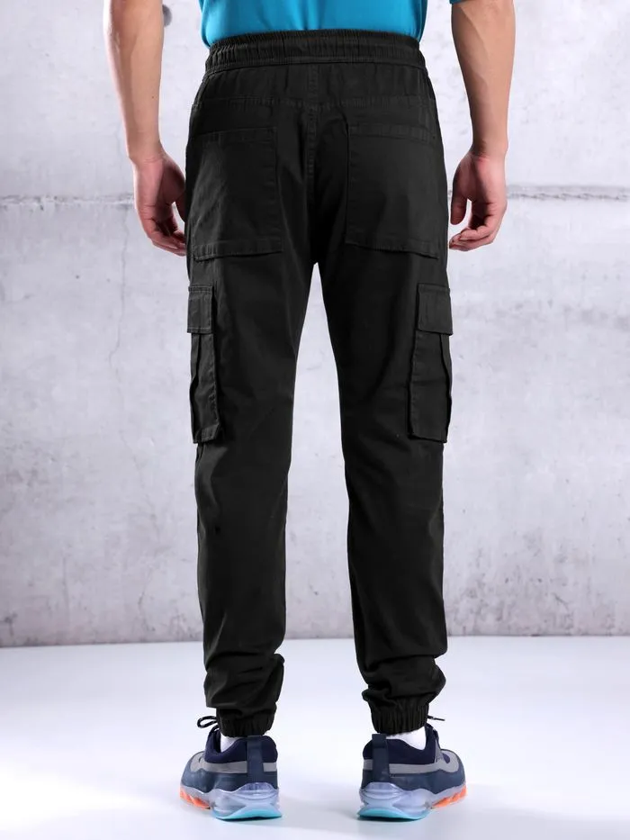 Buy Black Cargo Jogger Pants for Men for Men Online in India -Beyoung