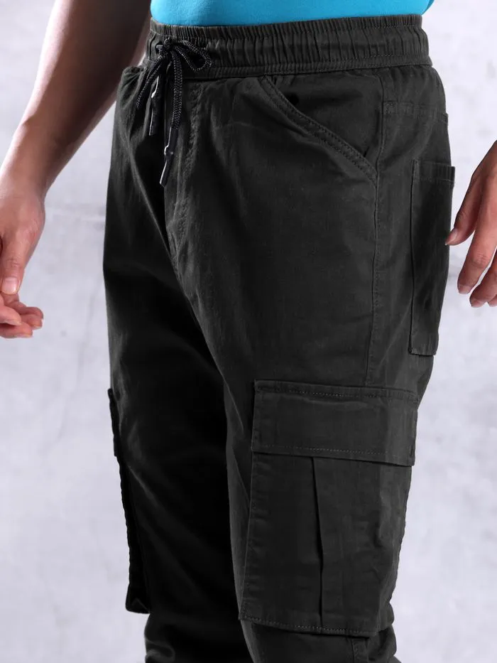 Buy Black Cargo Jogger Pants for Men for Men Online in India -Beyoung