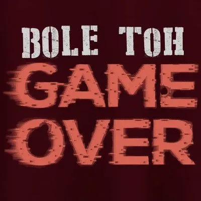 Buy Bole Toh Game Over T-shirt for Men Online in India -Beyoung