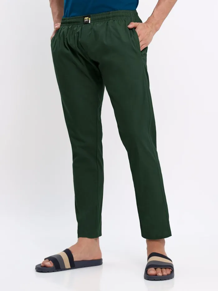 Buy Bottle Green Pyjama for Men for Men Online in India -Beyoung