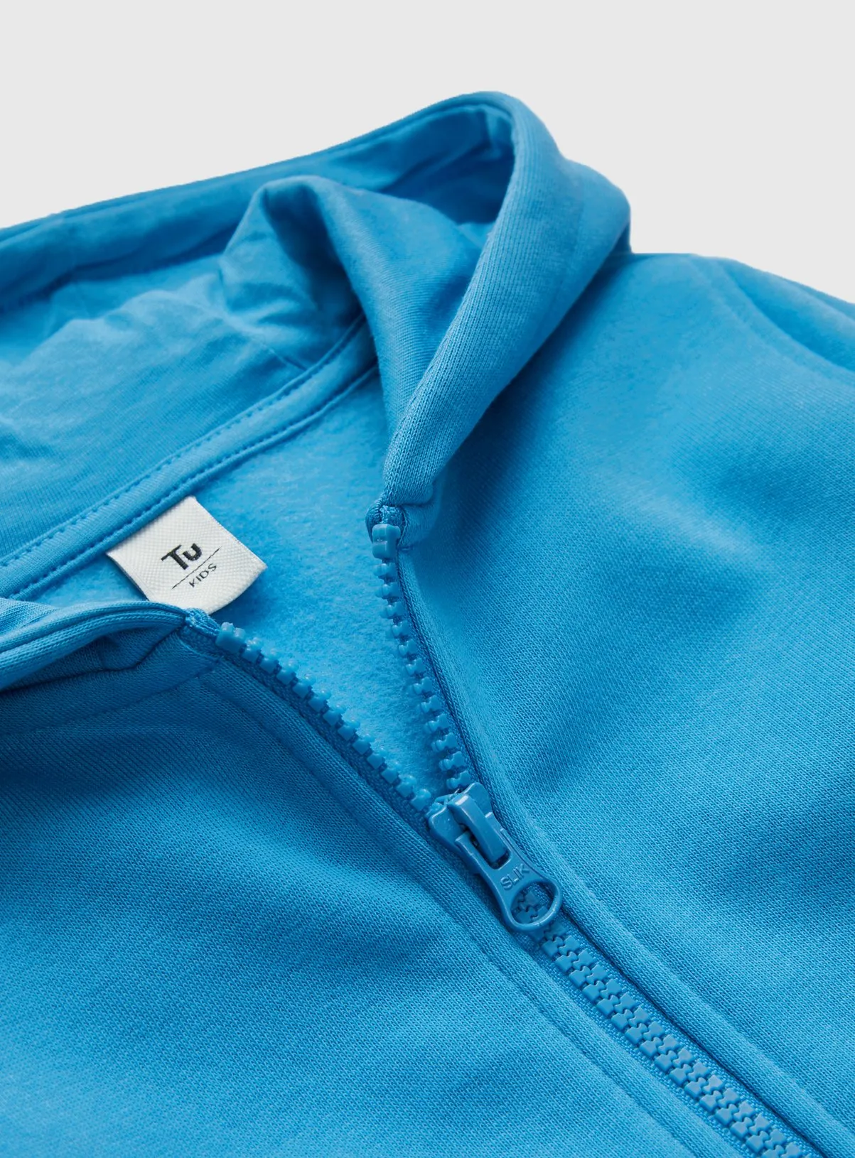 Buy Bright Blue Zip-Through Hoodie 4 years | Jumpers and hoodies | Tu