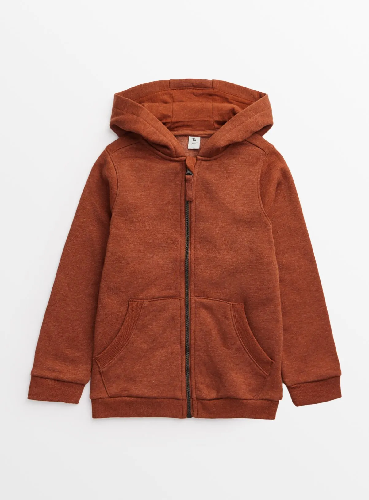 Buy Brown Zip Through Hoodie 10 years | Jumpers and hoodies | Tu