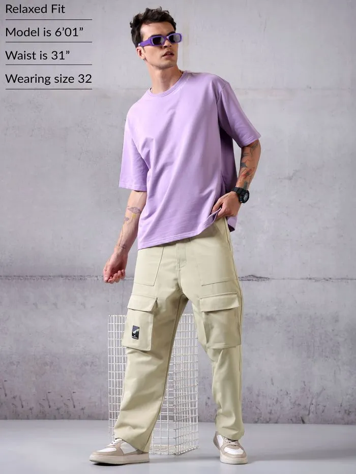 Buy Cream Utility Cargo Pant for Men for Men Online in India -Beyoung