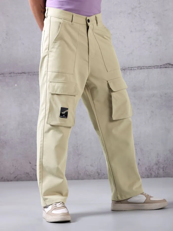 Buy Cream Utility Cargo Pant for Men for Men Online in India -Beyoung