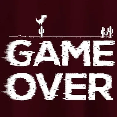 Buy Game Over T-shirts for Girls Online in India -Beyoung