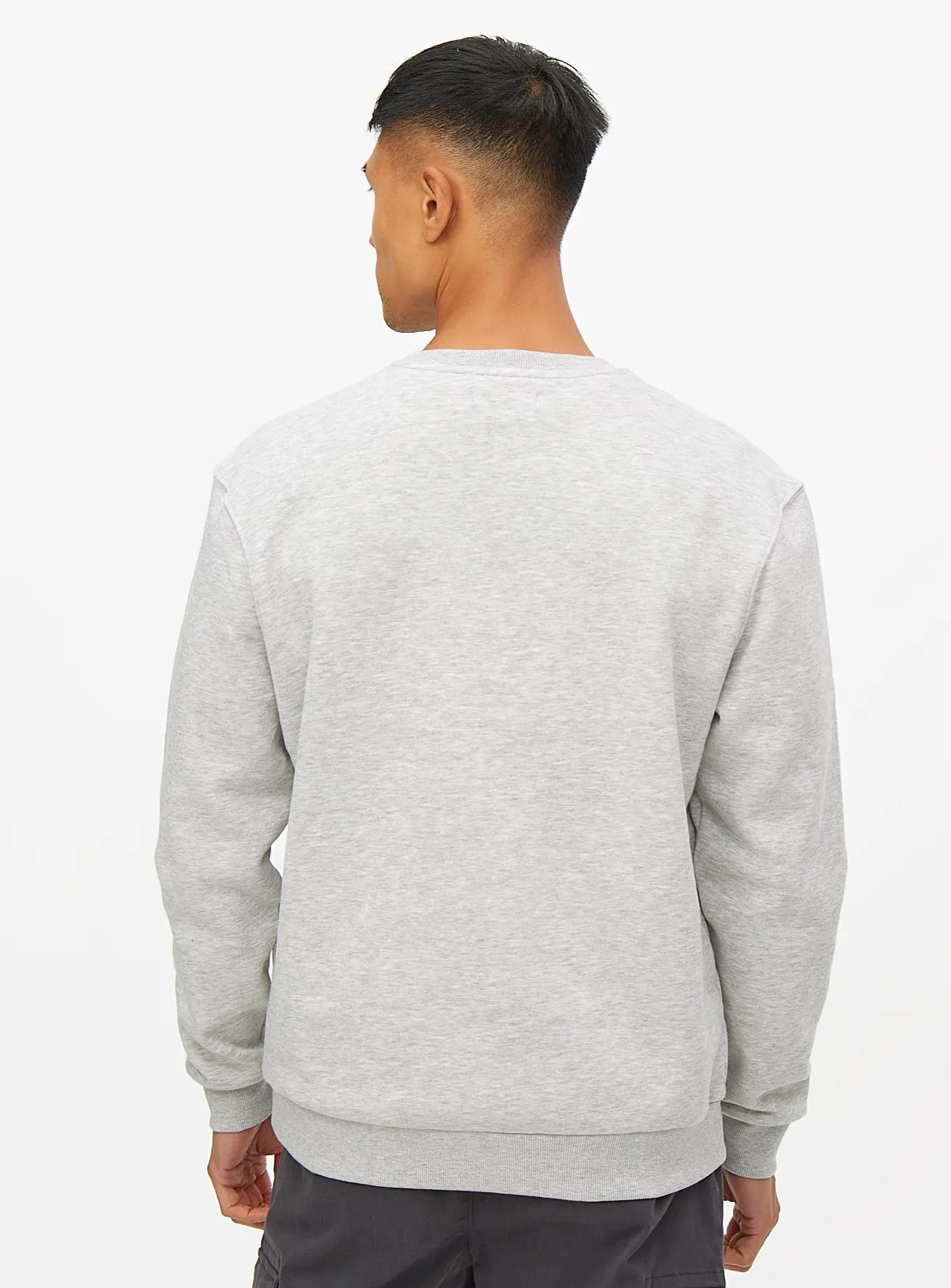 Buy Grey Marl Crew Neck Sweatshirt XXXL | Sweatshirts and hoodies | Tu