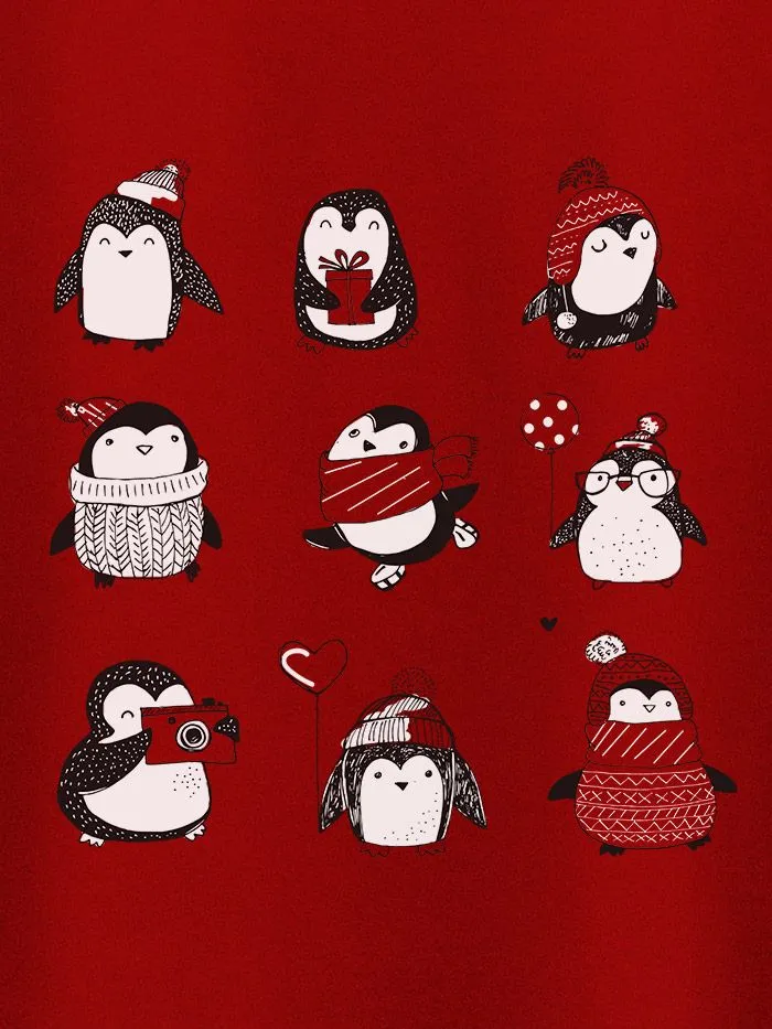 Buy Holiday Penguin T-shirt for Men Online in India -Beyoung