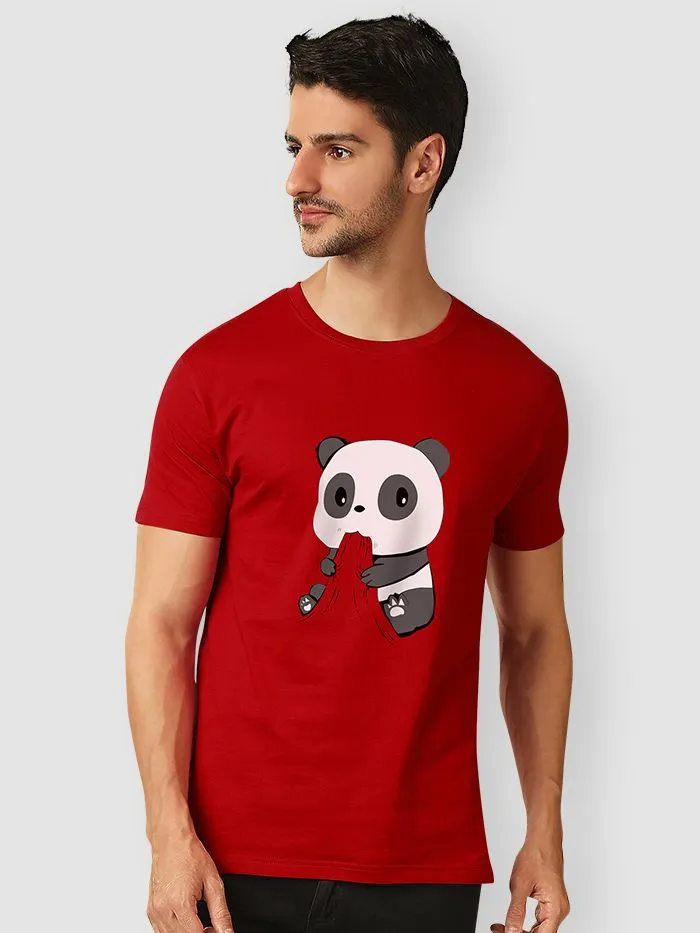 Buy Hungry Panda T-shirts for men Online in India -Beyoung