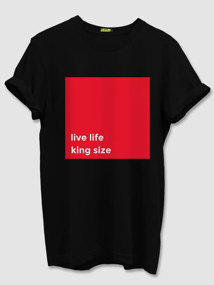 Buy King Life Half Sleeve T-shirt for Men Online in India -Beyoung