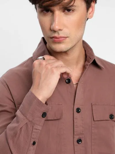 Buy Mauve Urban Shirt for Men Online in India -Beyoung