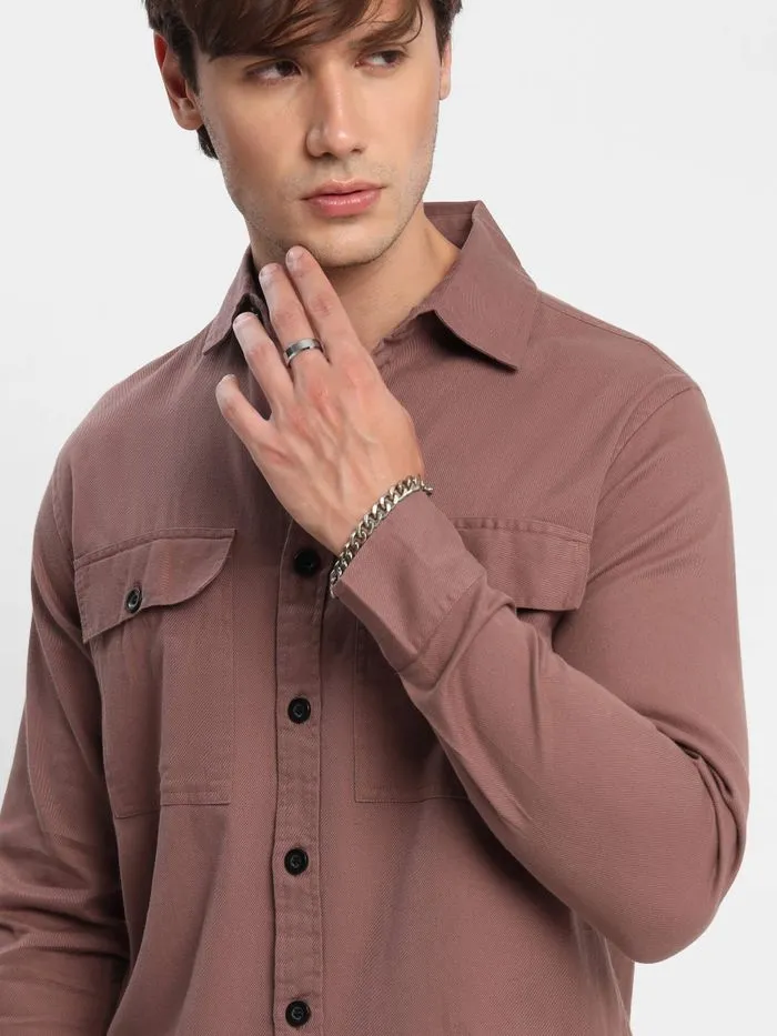 Buy Mauve Urban Shirt for Men Online in India -Beyoung