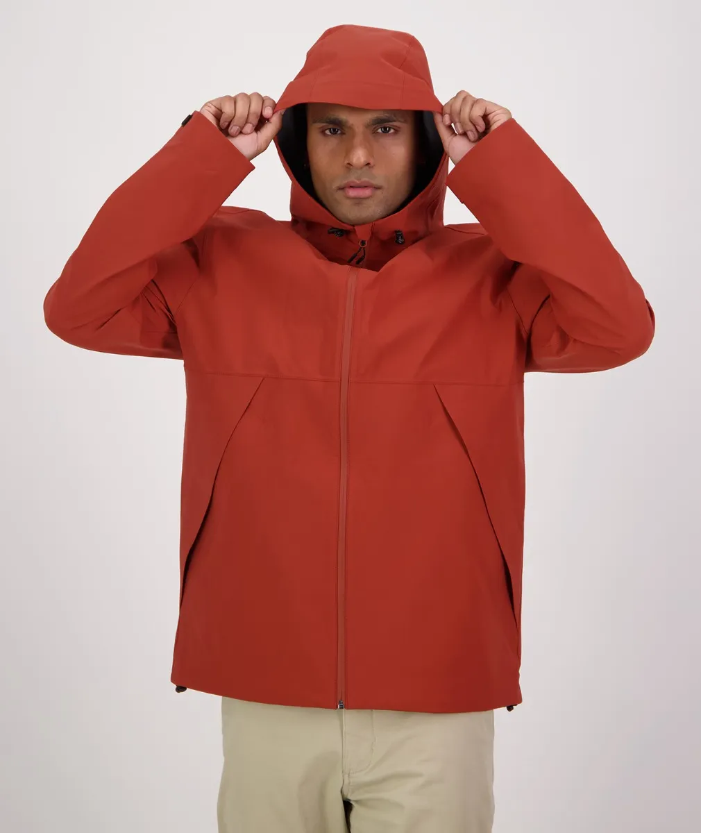 Buy Men's Swanson Rain Jacket (Merlot) - Swanndri NZ