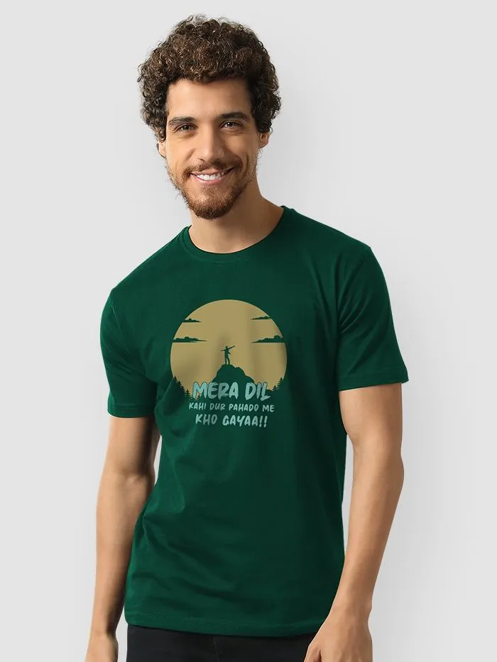 Buy Mountains Lover T-shirt for Men Online in India -Beyoung