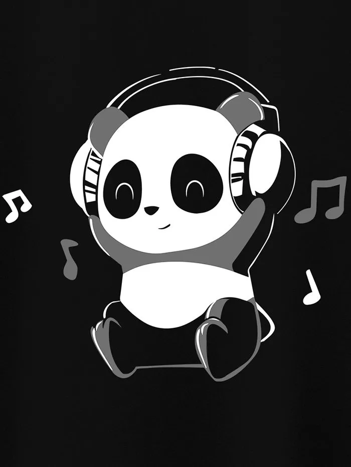 Buy Music Panda T-shirts for Girls Online in India -Beyoung