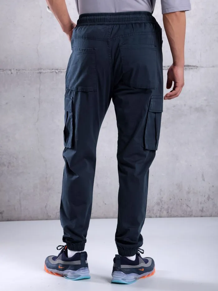 Buy Navy Blue Cargo Jogger Pants for Men for Men Online in India -Beyoung